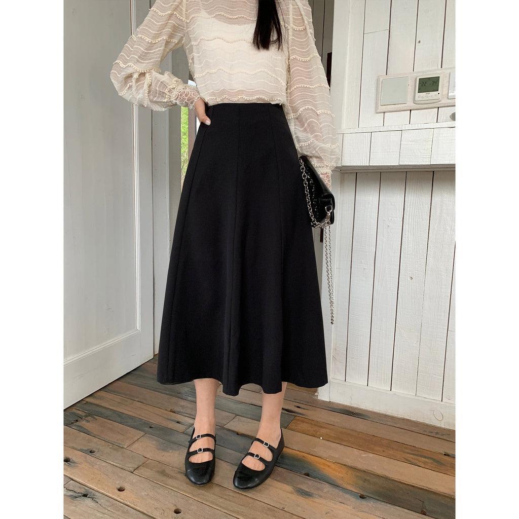 RTK (W) No. 3109 BLACK UMBRELLA MID SKIRT Product Image