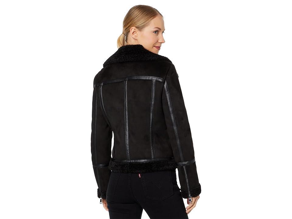 Calvin Klein Short Faux Shearling Women's Coat Product Image