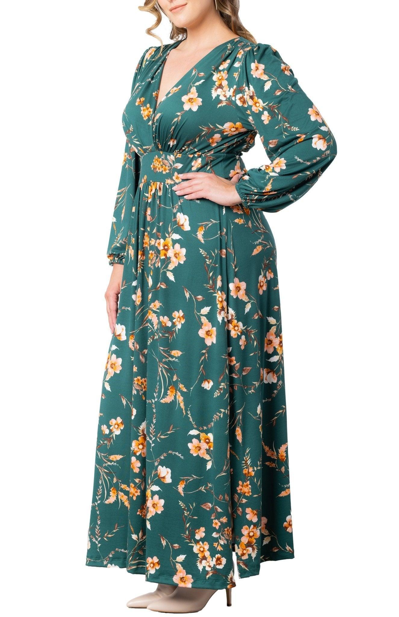 Kelsey Long Sleeve Maxi Dress - Plus Product Image