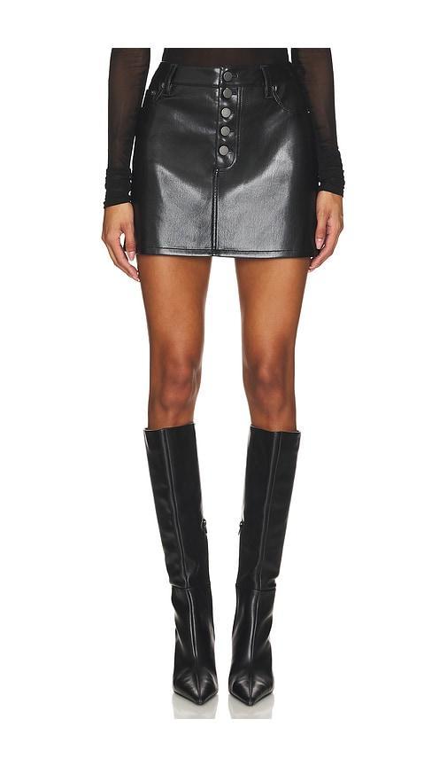 Joss Leather Mini Skirt Product Image