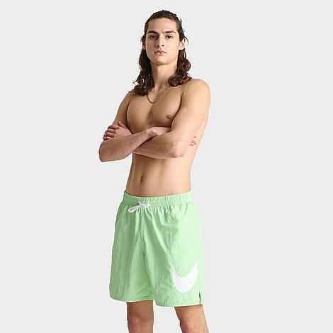 Mens Nike Swim Large Swoosh Graphic 7 Volley Swim Shorts Product Image