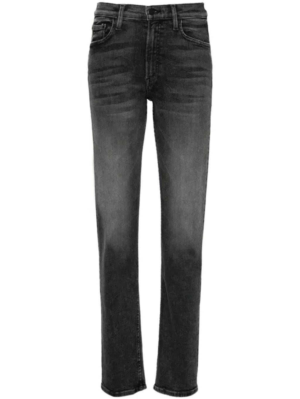 MOTHER Slim Denim Jeans In Grey Product Image