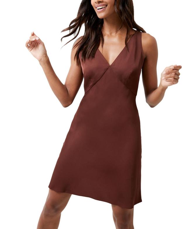 French Connection Womens Ennis Satin Slip Mini Dress Product Image