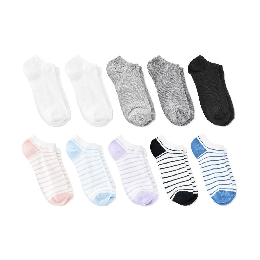 Womens 10pk Low Cut Socks - Dealworthy 4-10 Product Image