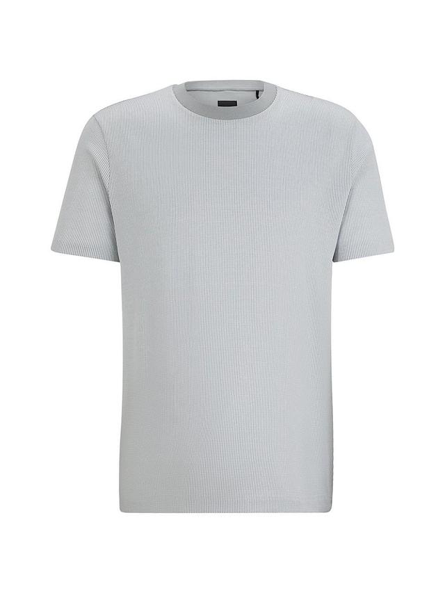 Mens Structured-Cotton T-Shirt Product Image