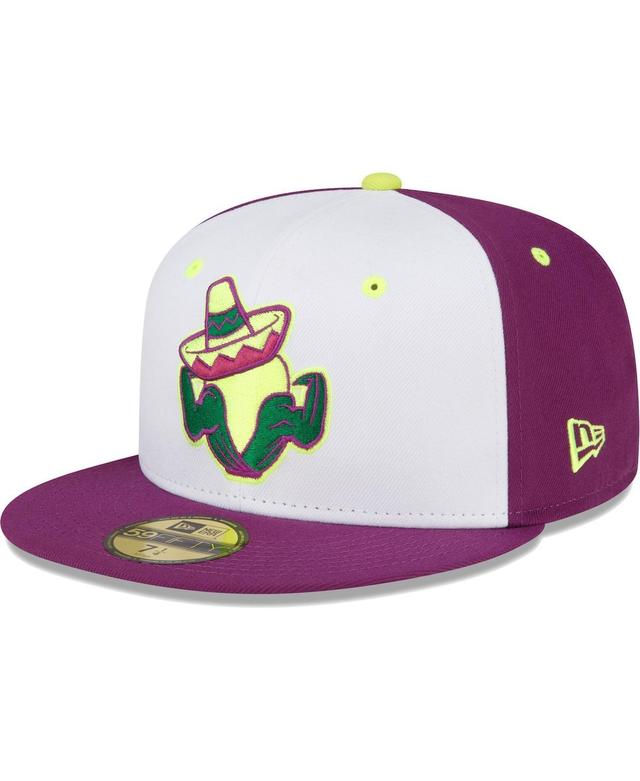 Mens New Era White Cedar Rapids Kernels Copa De La Diversion 59FIFTY Fitted Hat Product Image