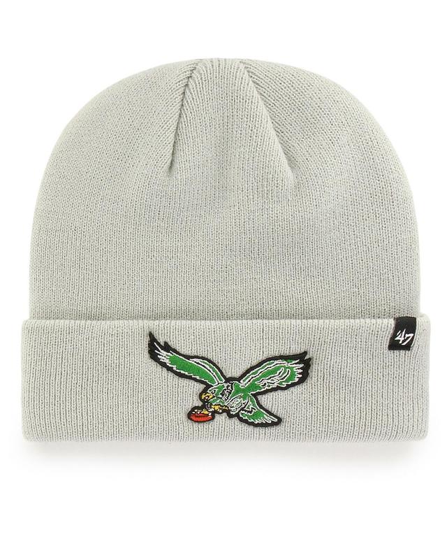 Mens 47 Gray Philadelphia Eagles Legacy Cuffed Knit Hat Product Image