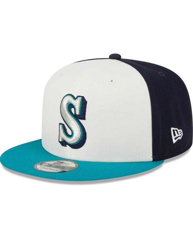 Mens New Era Cream Seattle Mariners 2024 Batting Practice 9FIFTY Snapback Hat Product Image