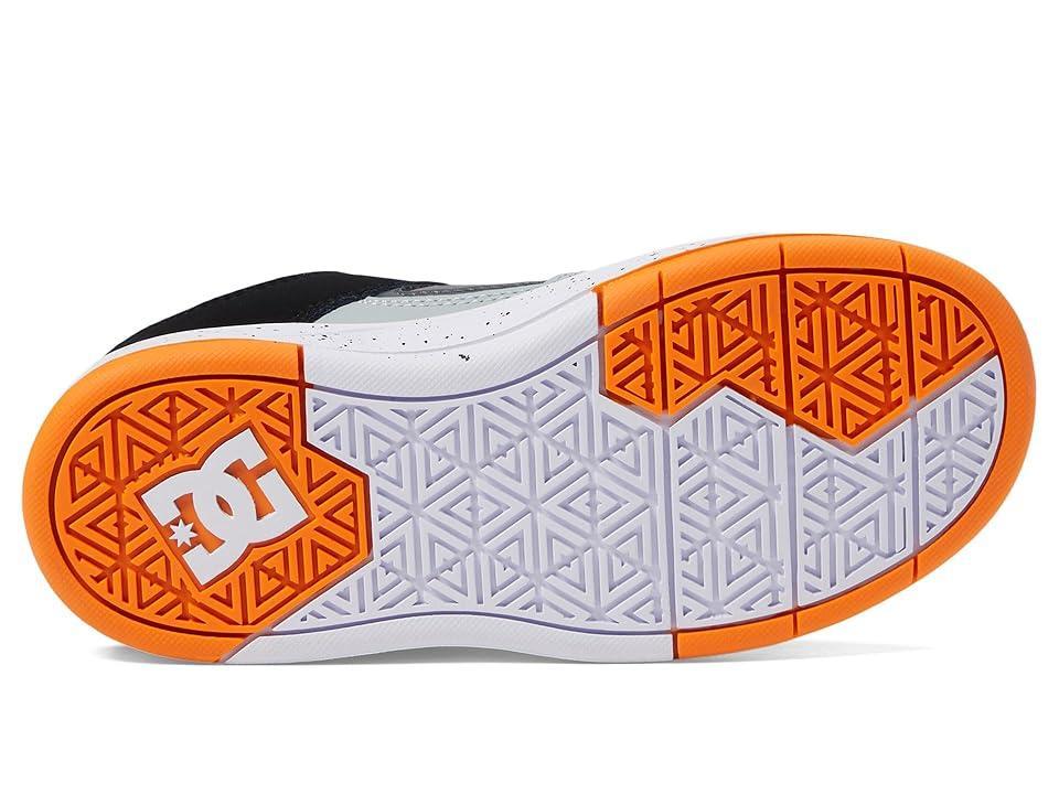DC Cure Casual Low Top Boys Elastic Skate Shoes Sneakers (Little Kid) (OrangeGrey) Men's Skate Shoes Product Image
