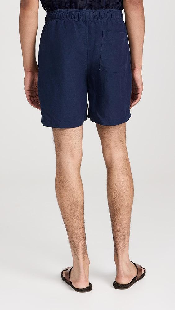 Onia Air Linen Pull-On Shorts 6" | Shopbop Product Image