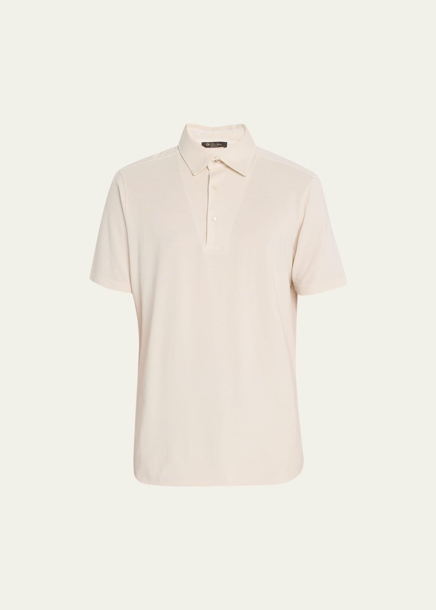 Mens Piqu Dyed Polo Shirt Product Image