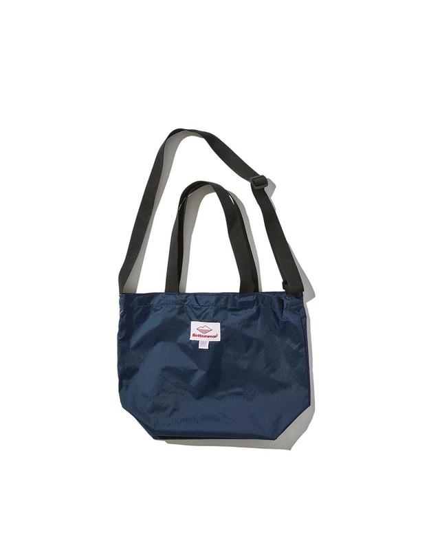 Mini Packable Tote / Navy x Black Product Image