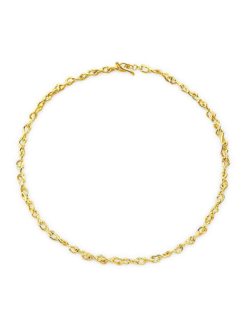 Womens Juno 43 22K-Gold-Plated Chain Necklace Product Image