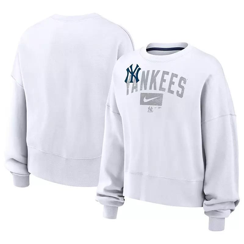 Womens Nike New York Yankees Pullover Sweatshirt Product Image