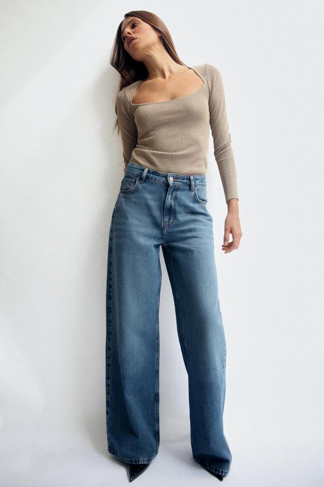 Z1975 HIGH RISE WIDE LEG JEANS Product Image