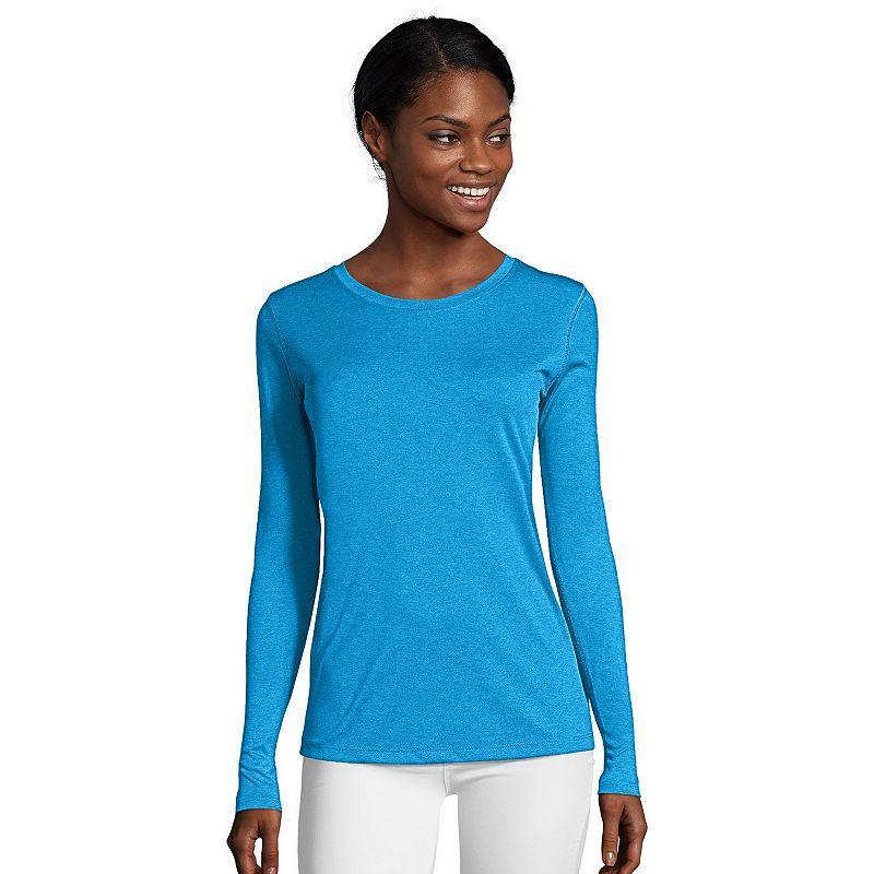 Womens Hanes Cool Dri Long-Sleeve Performance Tee Product Image