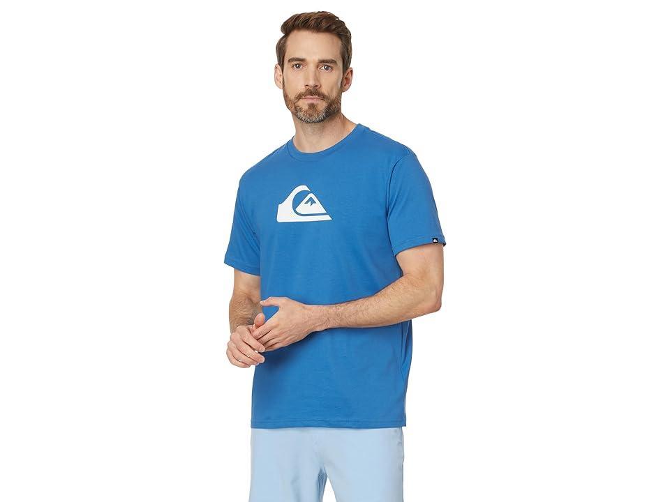 Quiksilver Comp Logo Mt0 Screen Tee (Star Sapphire) Men's T Shirt Product Image