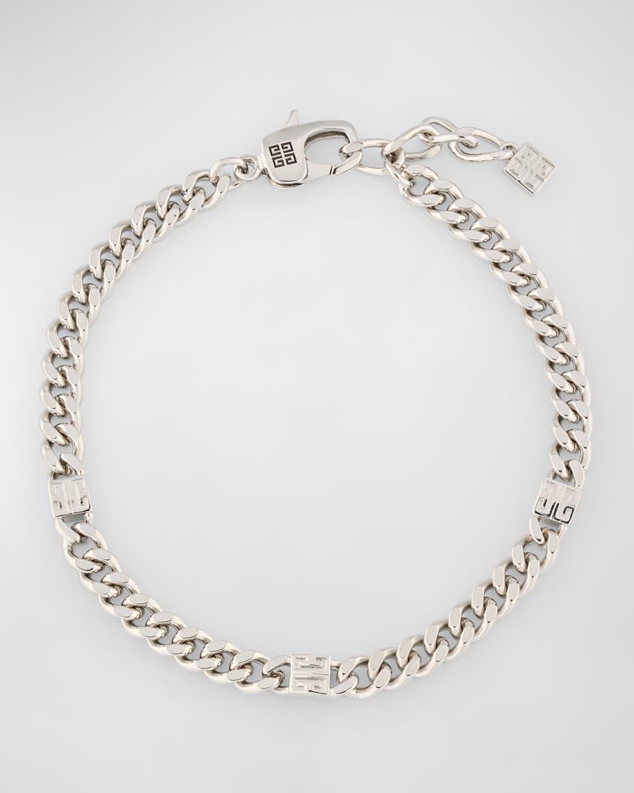 Men's 4G Silvery Small Chain Bracelet Product Image