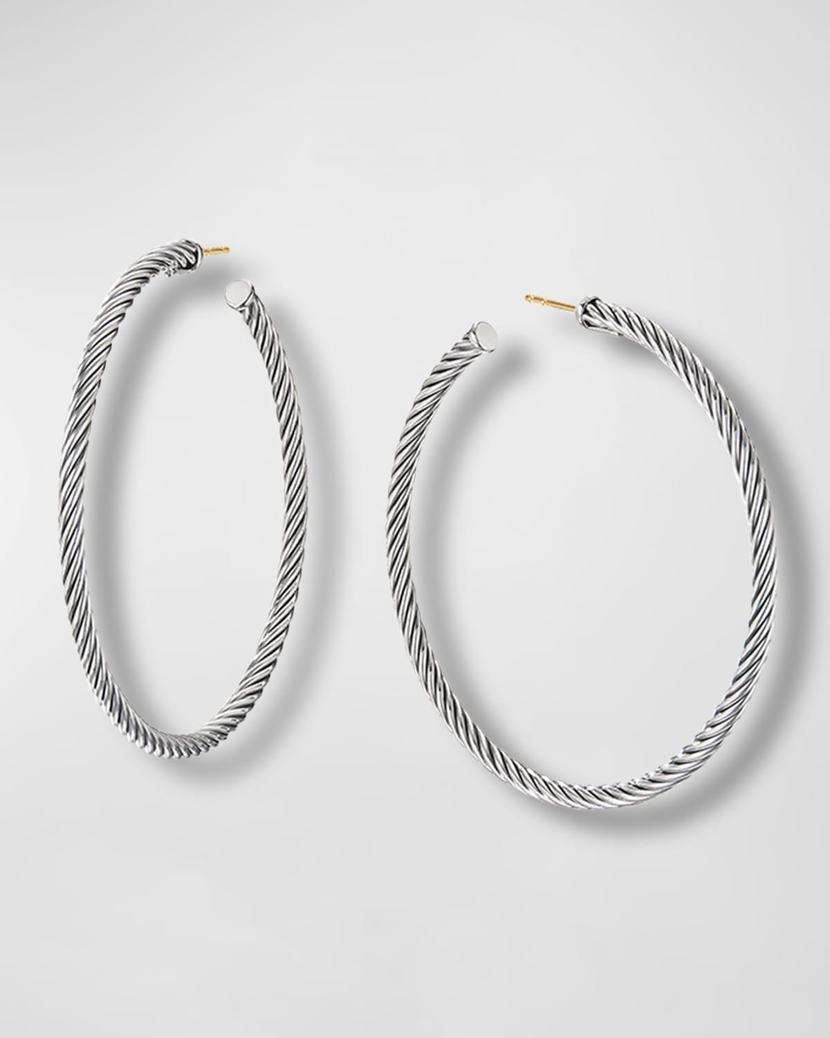 David Yurman Large Cable Hoop Earrings Product Image