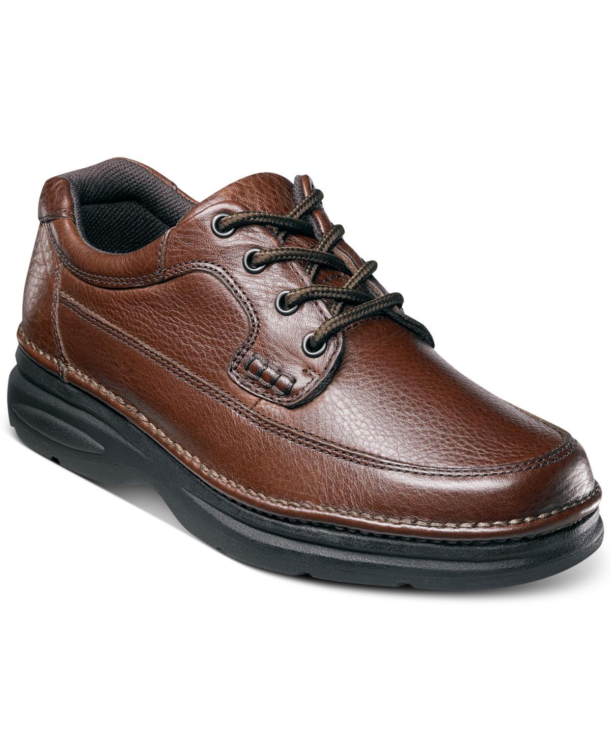 Nunn Bush Cameron Comfort Walking Oxford Tumbled Leather) Men's Lace Up Moc Toe Shoes Product Image