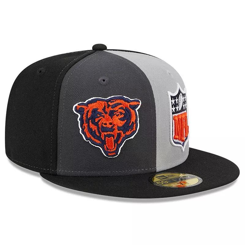 Mens New Era Gray/Black Chicago Bears 2023 Sideline 59FIFTY Fitted Hat Product Image