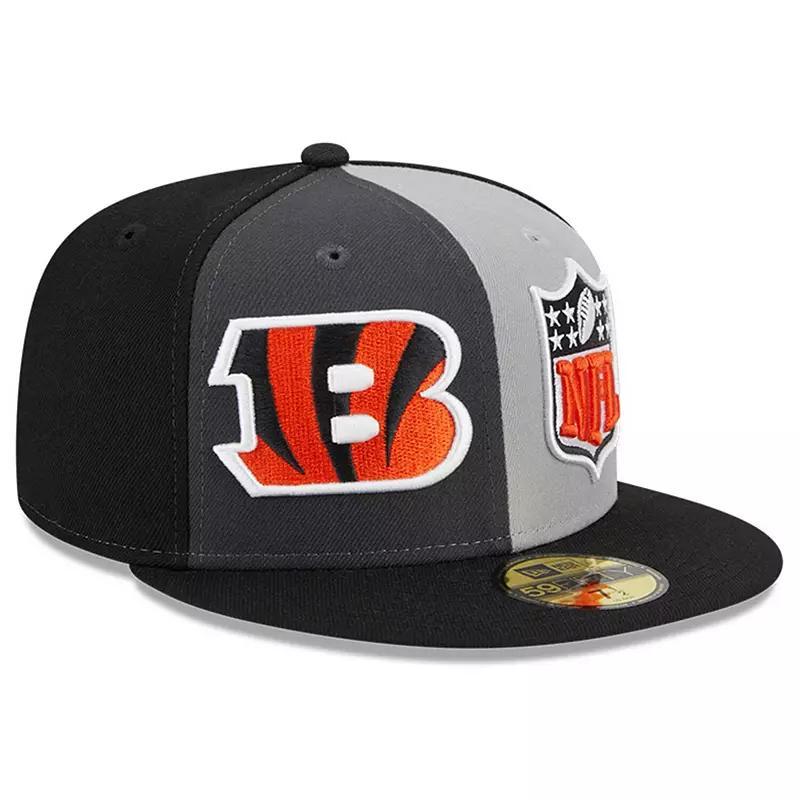 Mens New Era Gray/Black Cincinnati Bengals 2023 Sideline 59FIFTY Fitted Hat Product Image