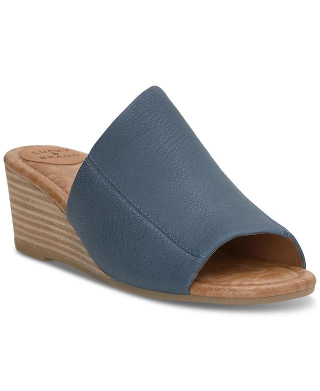 Lucky Brand Womens Malenka Slip-On Wedge Sandals Product Image