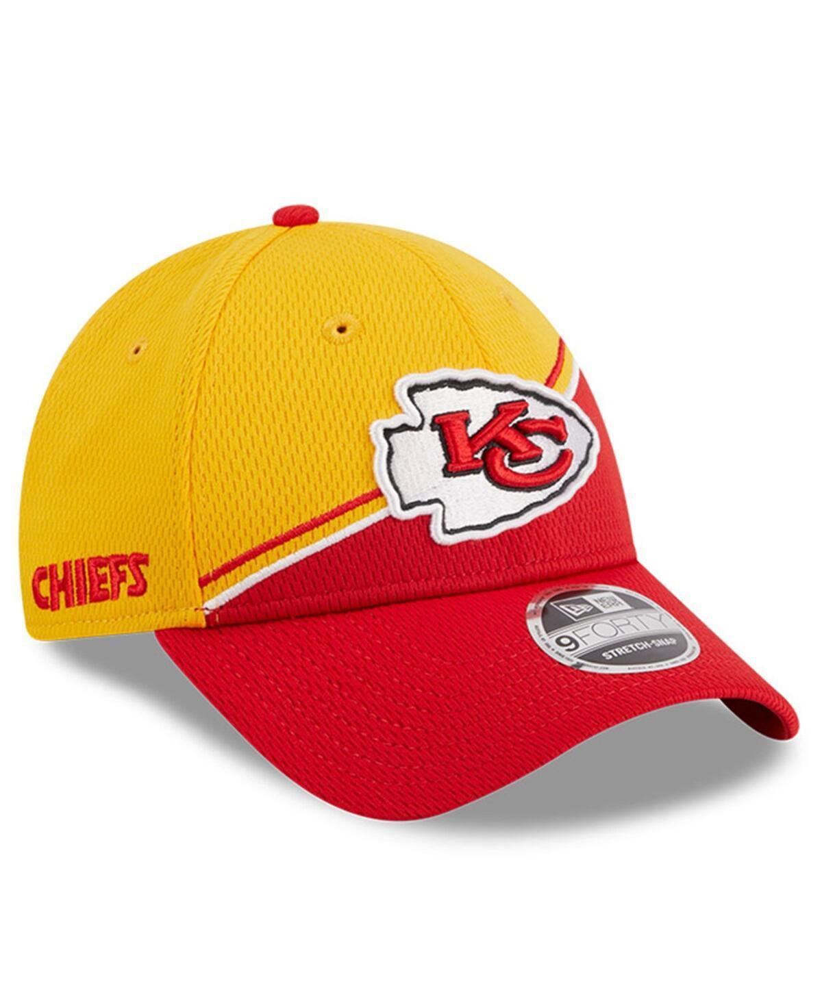 Mens New Era Gold Kansas City Chiefs 2023 Sideline 9FORTY Adjustable Hat - Gold Product Image