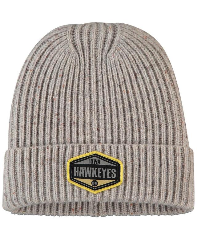 Mens Gray Iowa Hawkeyes Alp Cuffed Knit Hat Product Image