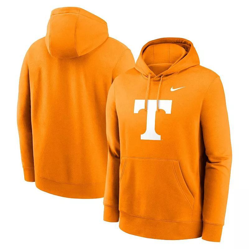 Nike Mens Orange Texas Longhorns Primetime Evergreen Club Fleece Pullover Hoodie Product Image