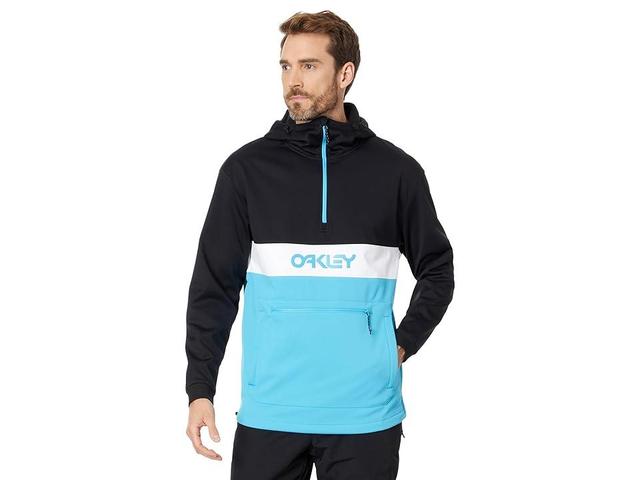 Oakley TNP Nose Grab Softshell Hoodie Bright Blue) Men's Sweatshirt Product Image