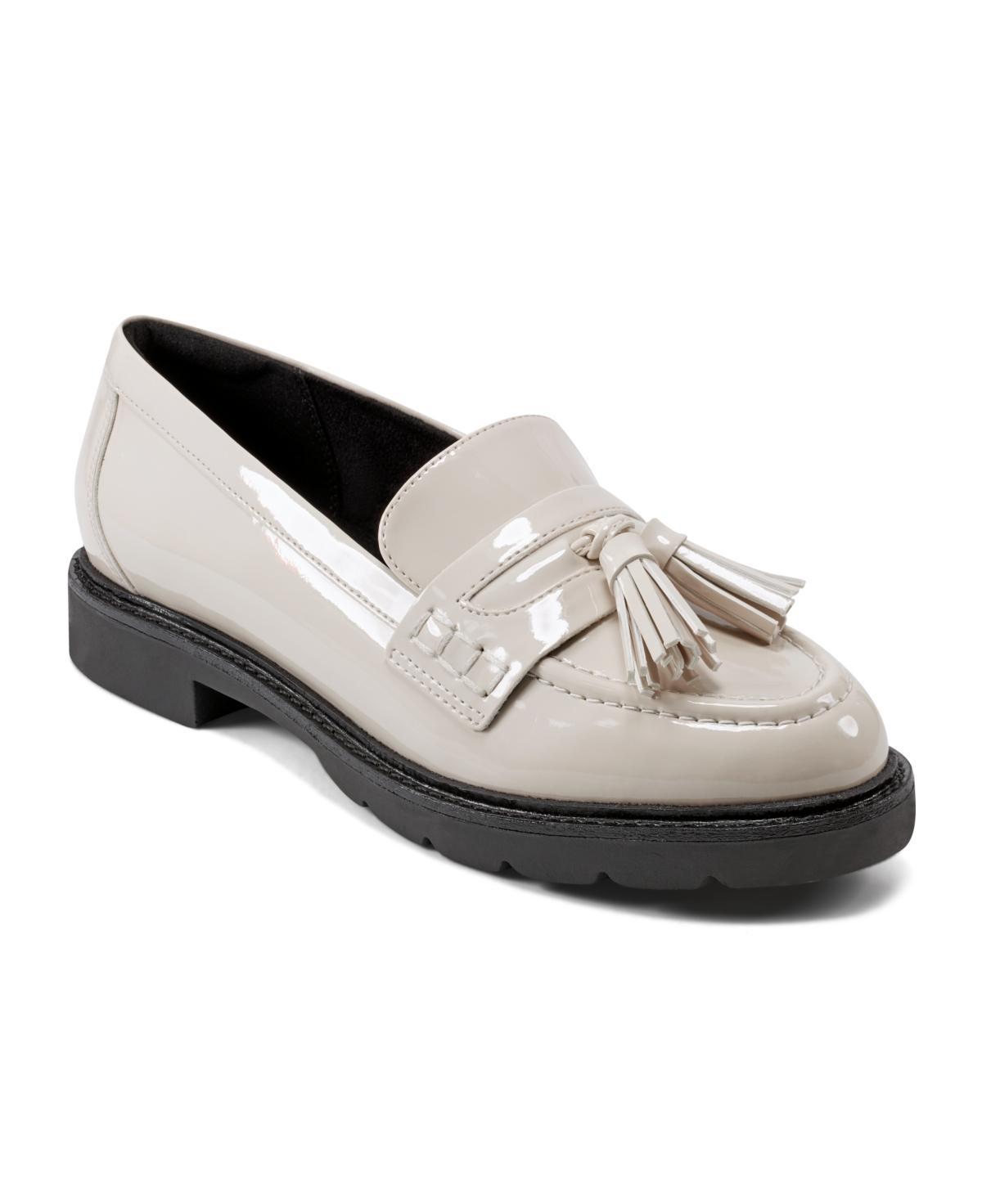 Rockport Womens Kiara Slip-On Almond Toe Casual Loafers Product Image