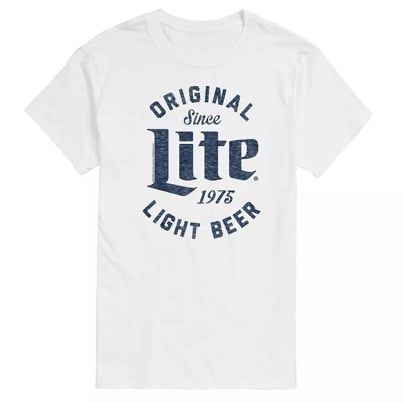 Big & Tall Miller Lite Original Light Beer 1975 Graphic Tee, Mens Product Image