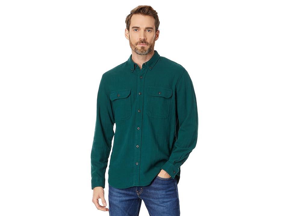 L.L.Bean 1912 Field Flannel Shirt Slightly Fitted (Dark Pine) Men's Clothing product image