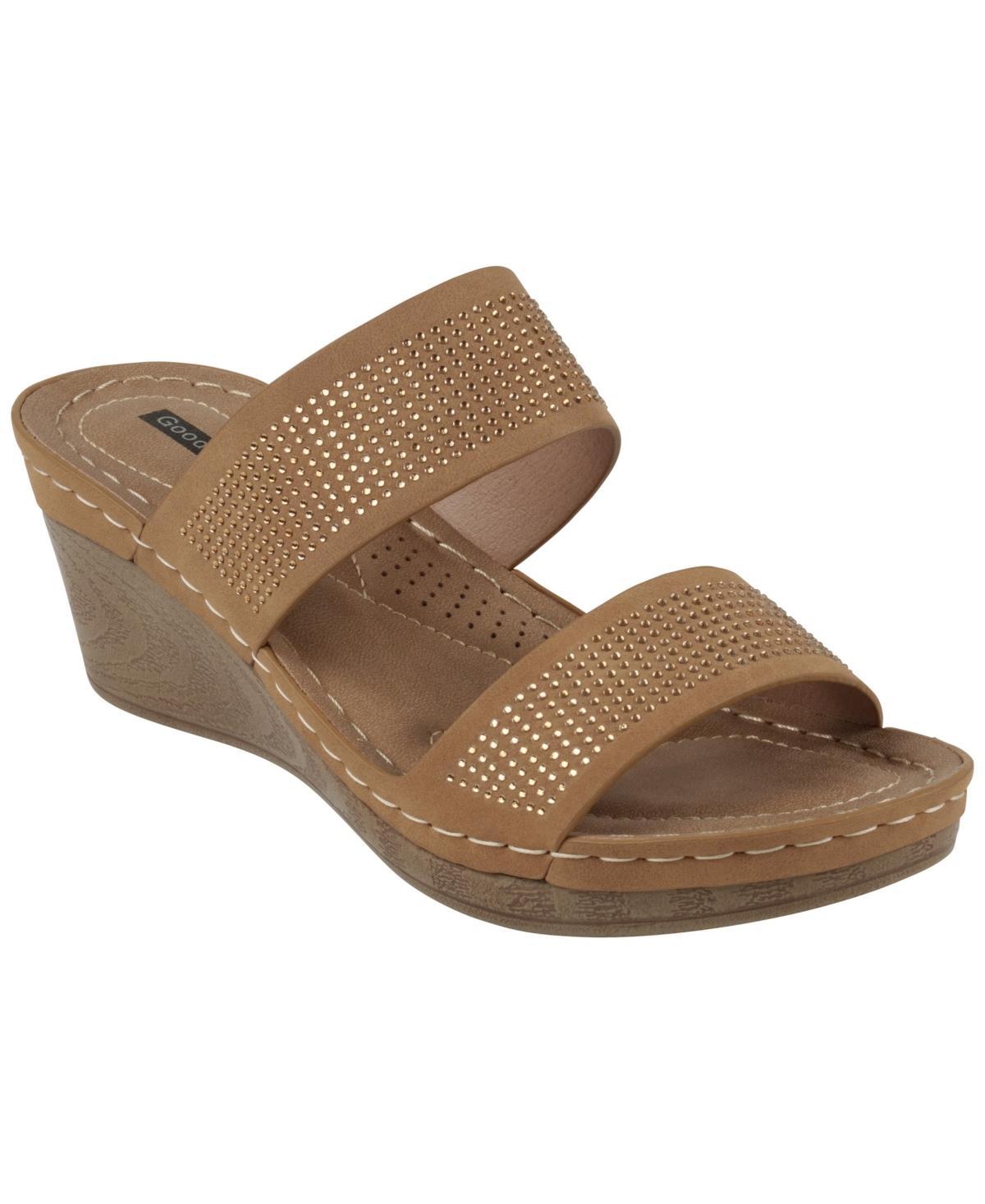 Gc Shoes Womens Madore Embellished Wedge Sandal Product Image