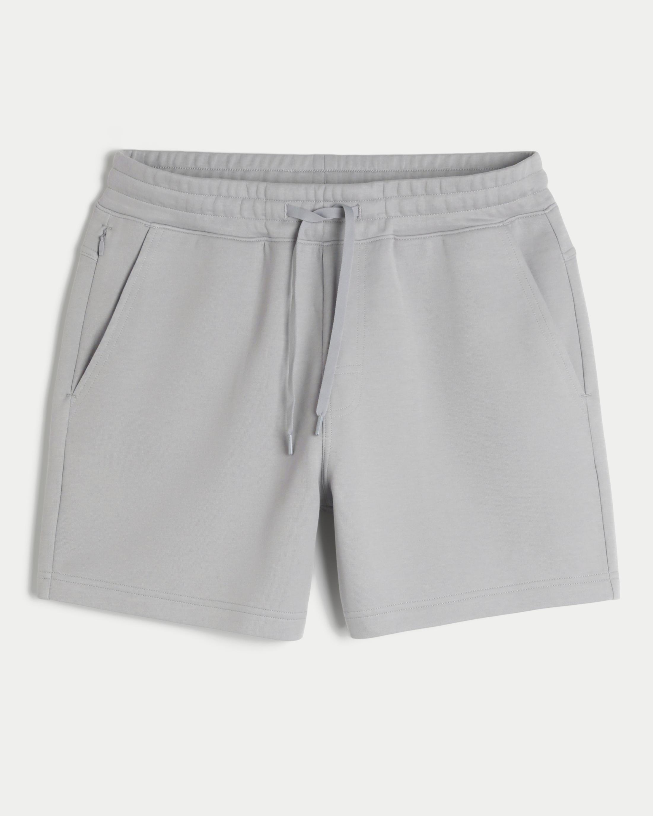 Mid-Thigh Cooling Fleece Shorts Product Image