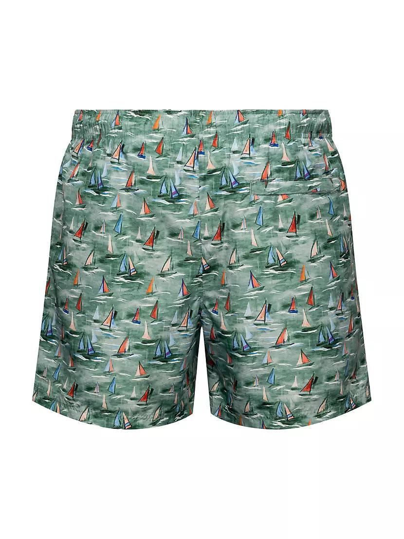 Boat Print Swim Shorts Product Image