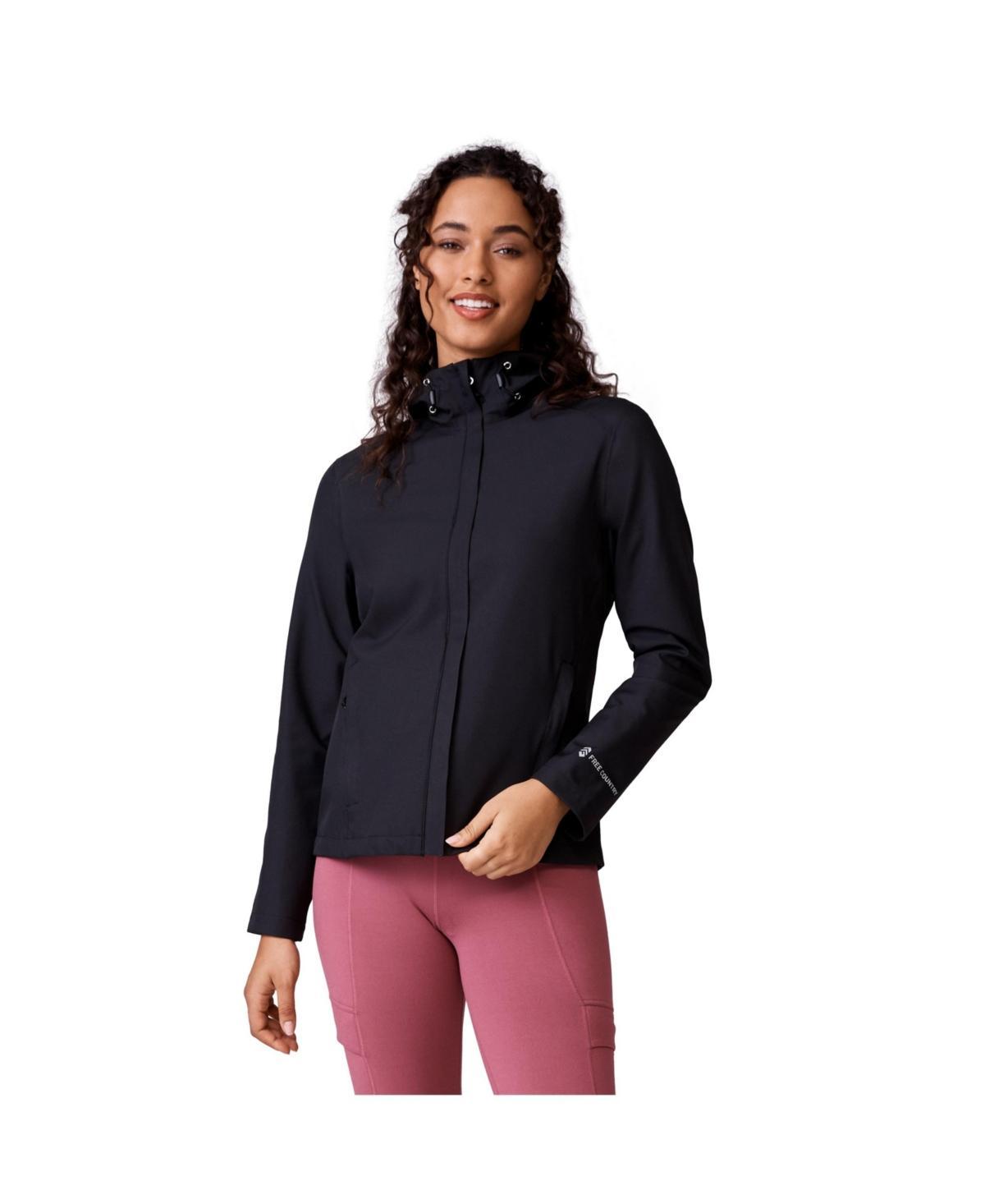 Free Country Womens Plus Size X2O Packable Rain Jacket Product Image