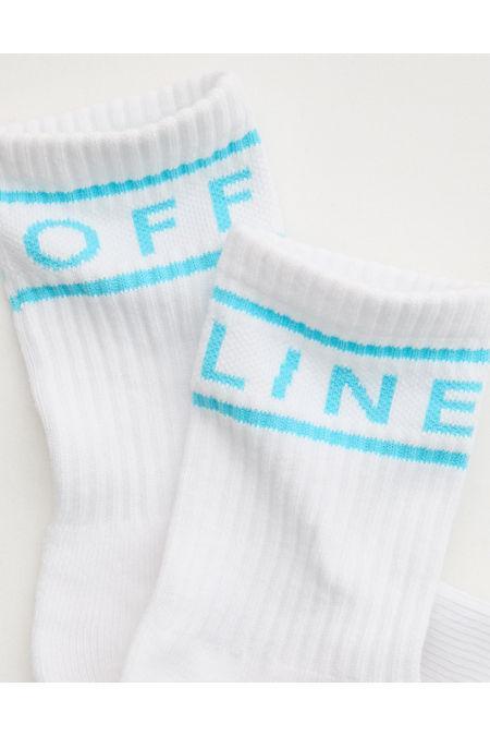 OFFLINE By Aerie Mesh Crew Socks Women's Product Image