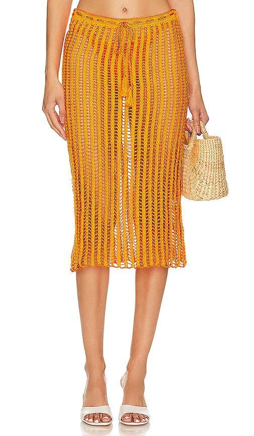 X Revolve Crochet Midi Skirt product image