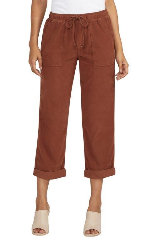 Jag Jeans Relaxed Fit Cotton Corduroy Ankle Drawstring Pants Product Image