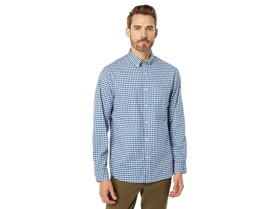 Vineyard Vines Classic Fit Gingham OTG Brrr Shirt Bay) Men's Clothing Product Image