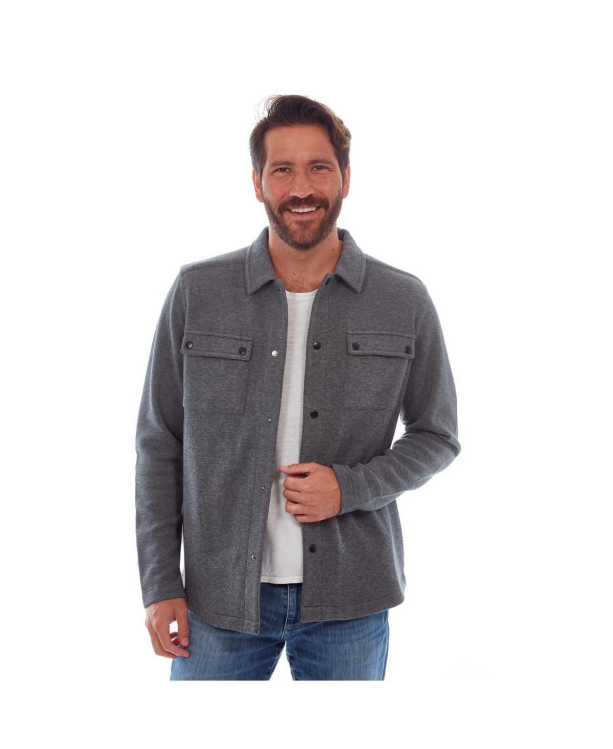 Px Mens Clothing Solid Knit Shirt Jacket Product Image