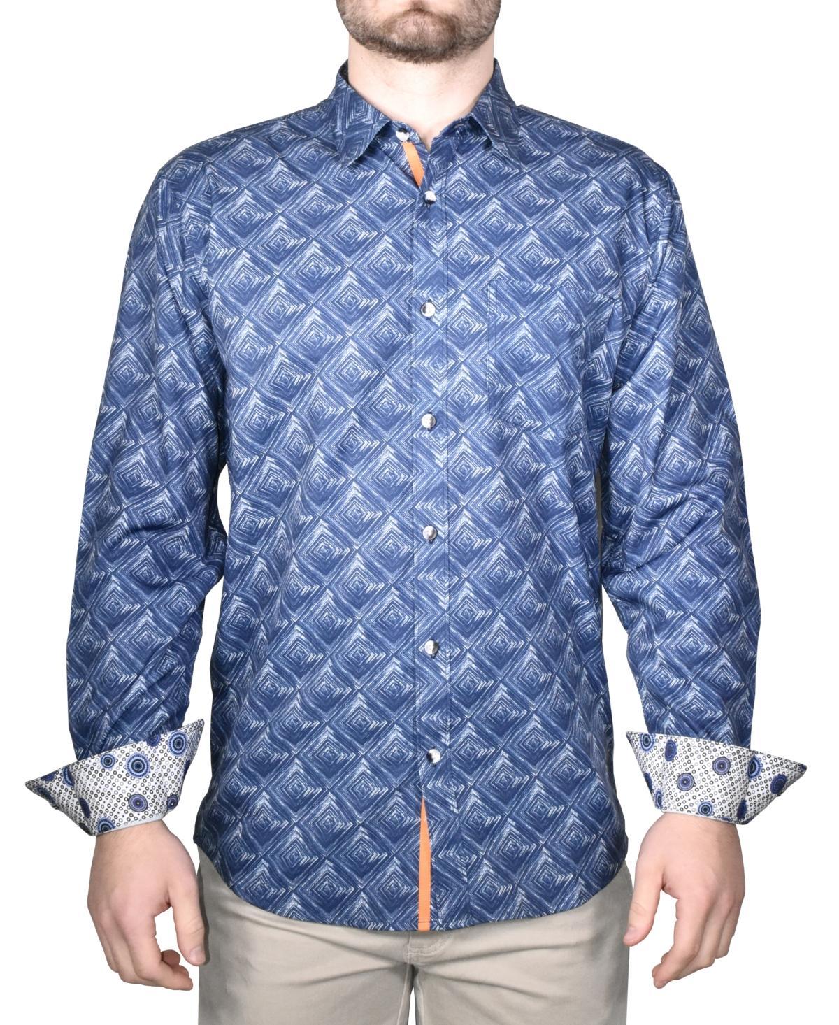 Vintage 1946 Mens Printed Long-Sleeve Woven Shirt Product Image