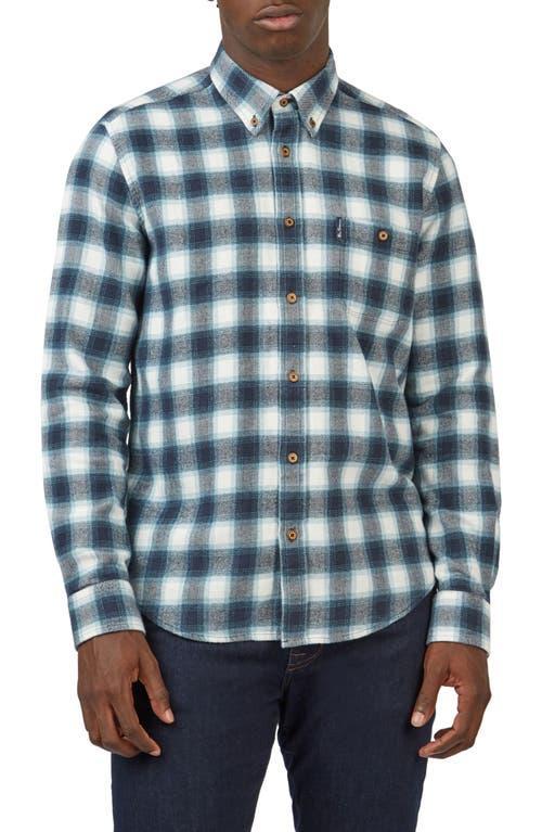 Ben Sherman Mens Brushed Ombre Check Shirt Product Image