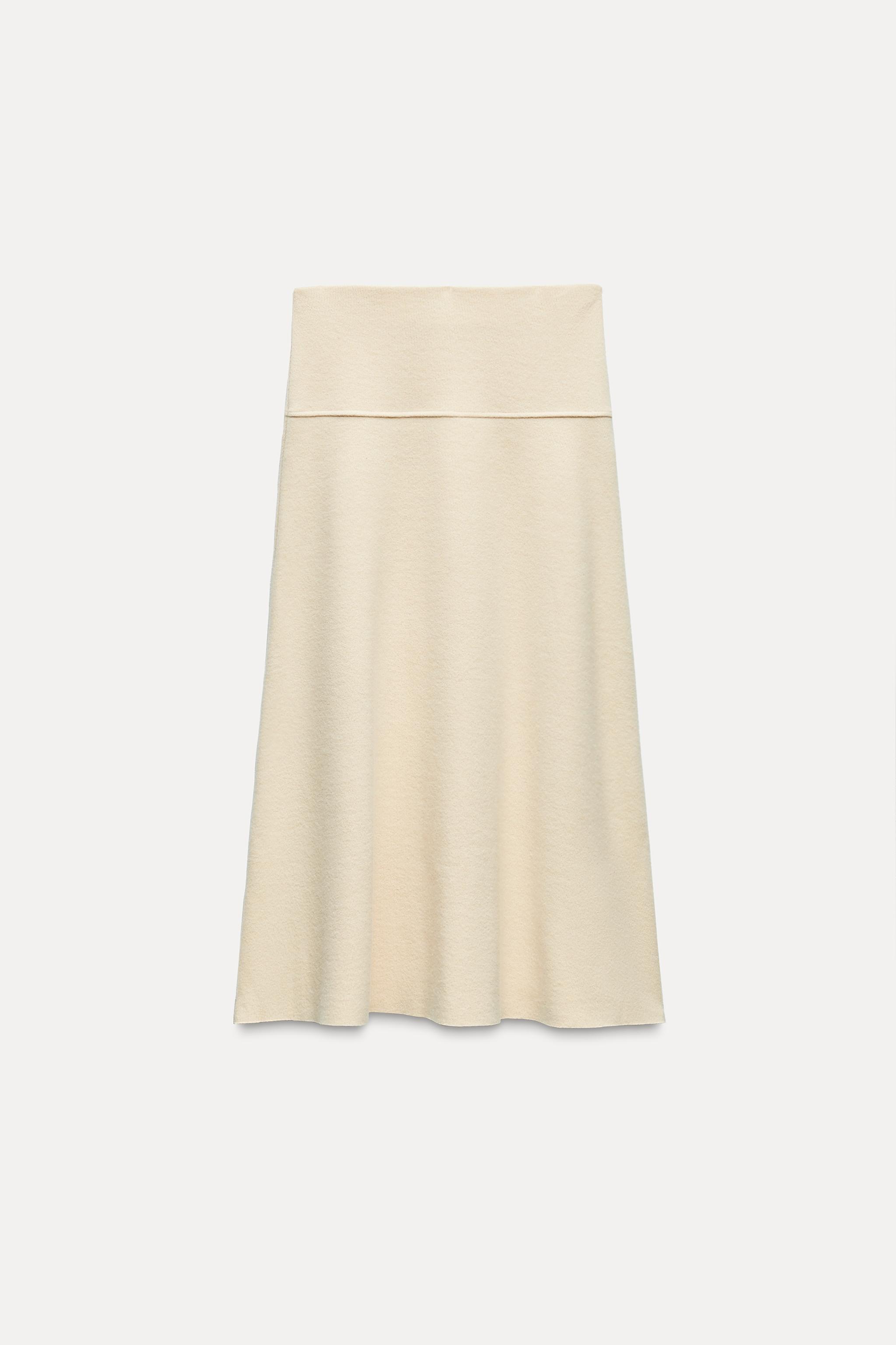 VOLUMINOUS SOFT MIDI SKIRT Product Image