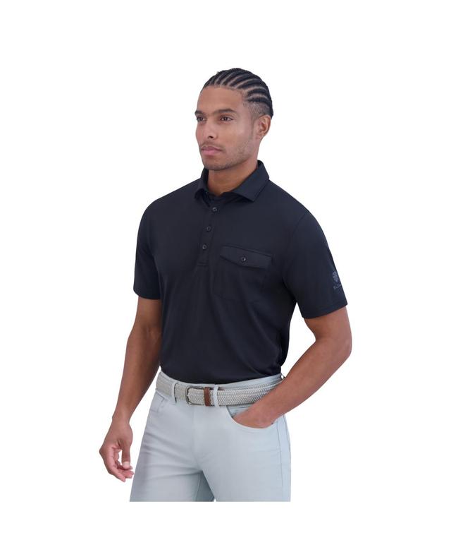 Ben Sherman Mens Solid Tech Pique Sports Fit Pocket Polo Shirt Product Image