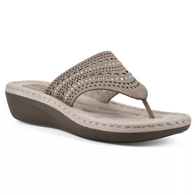 Cliffs by White Mountain Comate Womens Thong Sandals Product Image