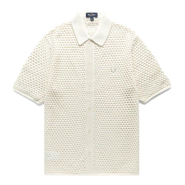 LACE BUTTON THROUGH SHIRT Male Product Image