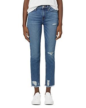 Womens Nico Mid-Rise Straight Jeans Product Image